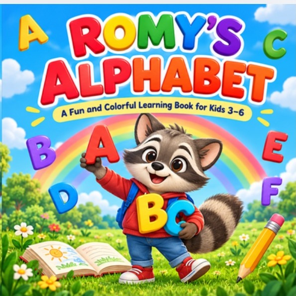 Romy's Alphabet A Fun and Colorful ABC book cover