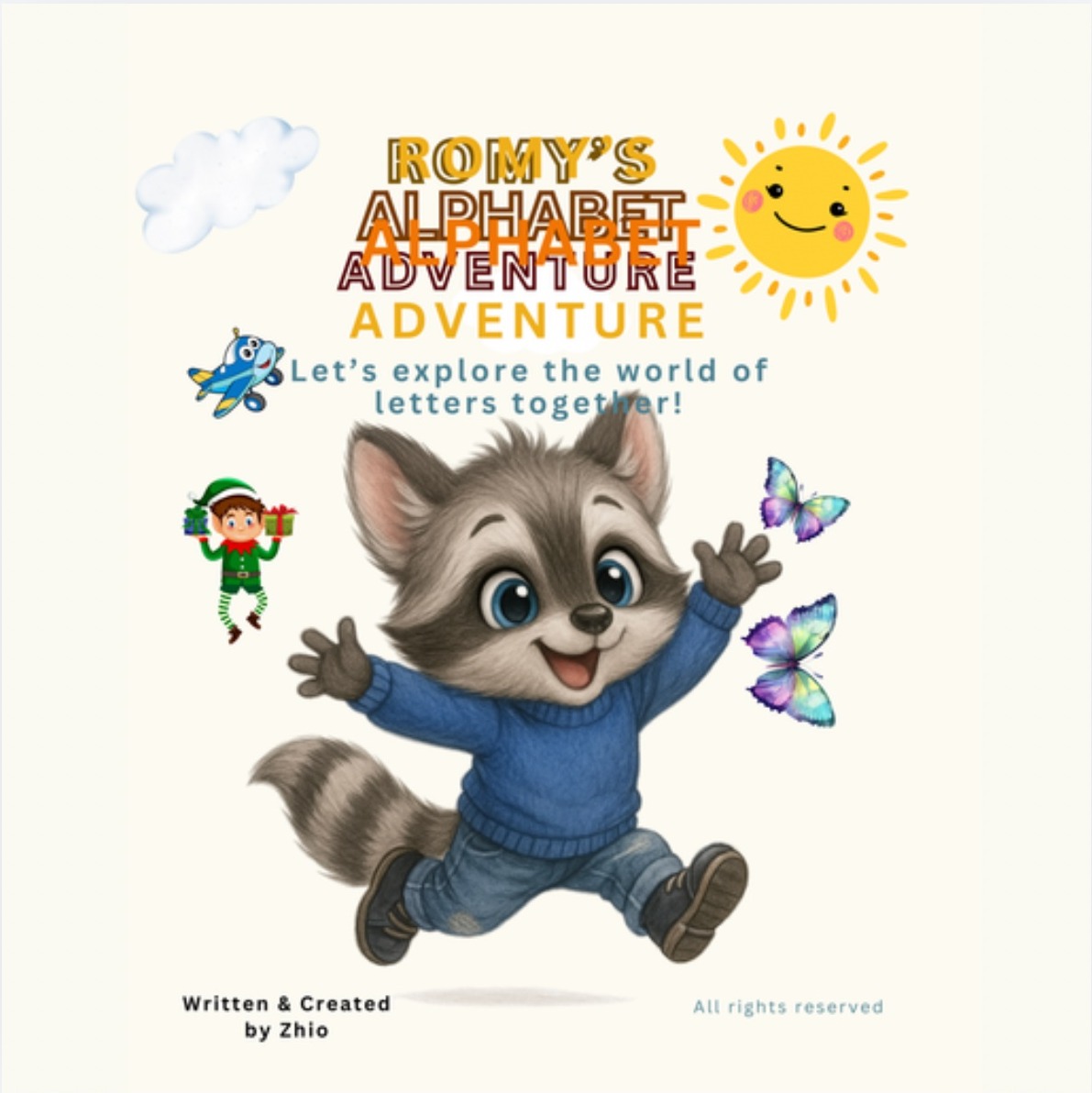Romy's Alphabet Adventure Let's Explore book cover