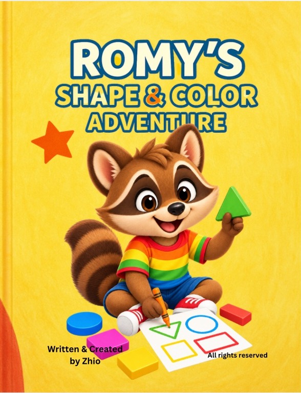 Romy's Shape and Color Adventure book cover